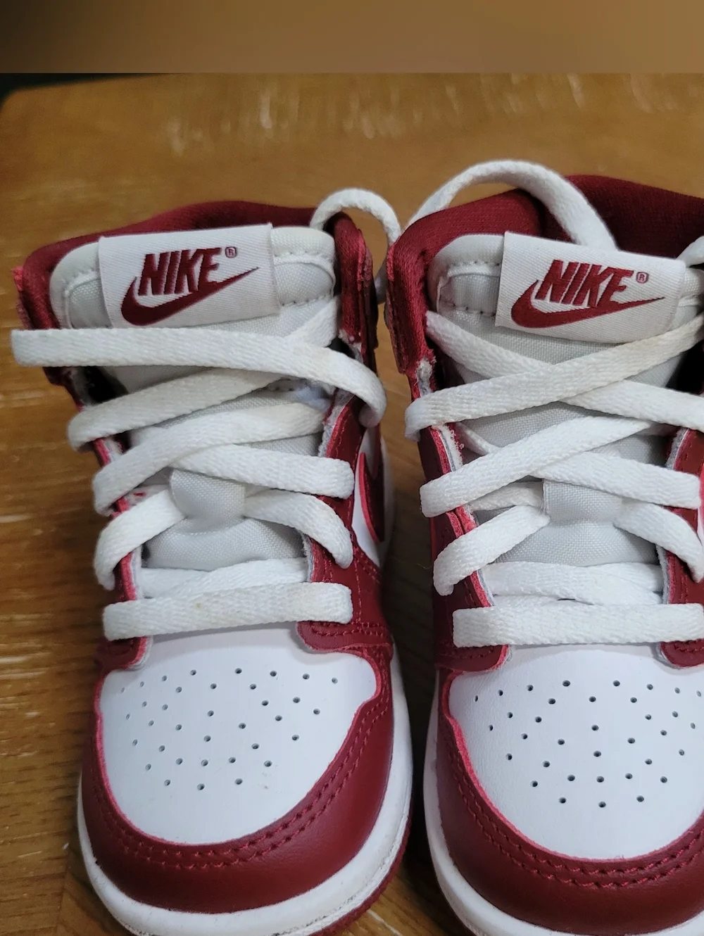 Air Jordan 1 Retro High OG Artisanal Red 5 C White FD1413 160 Toddler in Box